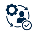 Streamlined operations icon